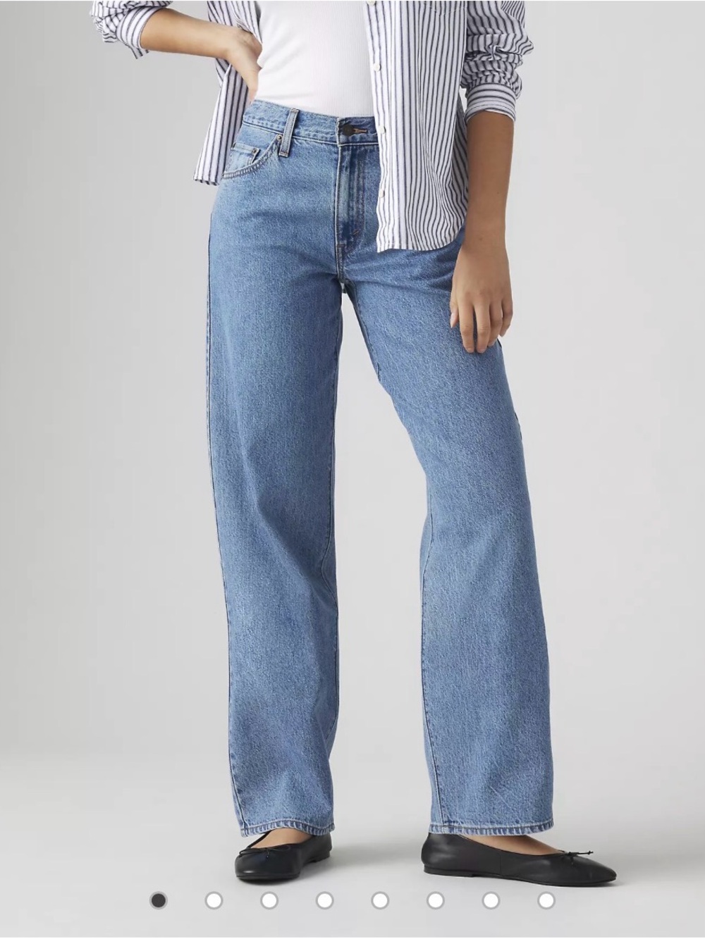 NEW Levi’s Dad Jeans Low Rise Straight Leg Women’s Size 27
